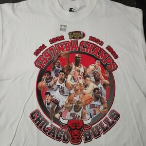NWT Vintage Starter Chicago Bulls 1997 NBA Champions XL Jordan Pippen Rodman